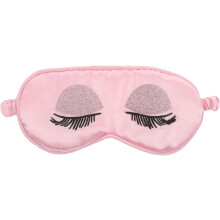 Eyelash Mask Imitation Silk Sleep Eyemask for Women Lightweight Travel Blindfold for Airplane Night Sleep Dark
