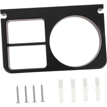 Soporte para secador de pelo y estante de almacenamiento para secador de pelo de baño para montaje en pared