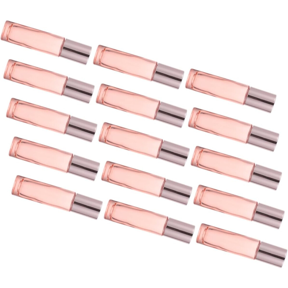 Hkhbjs 15Pcs Frosted Glass Perfume Bottle Essential Oil Roller Bottles Portable