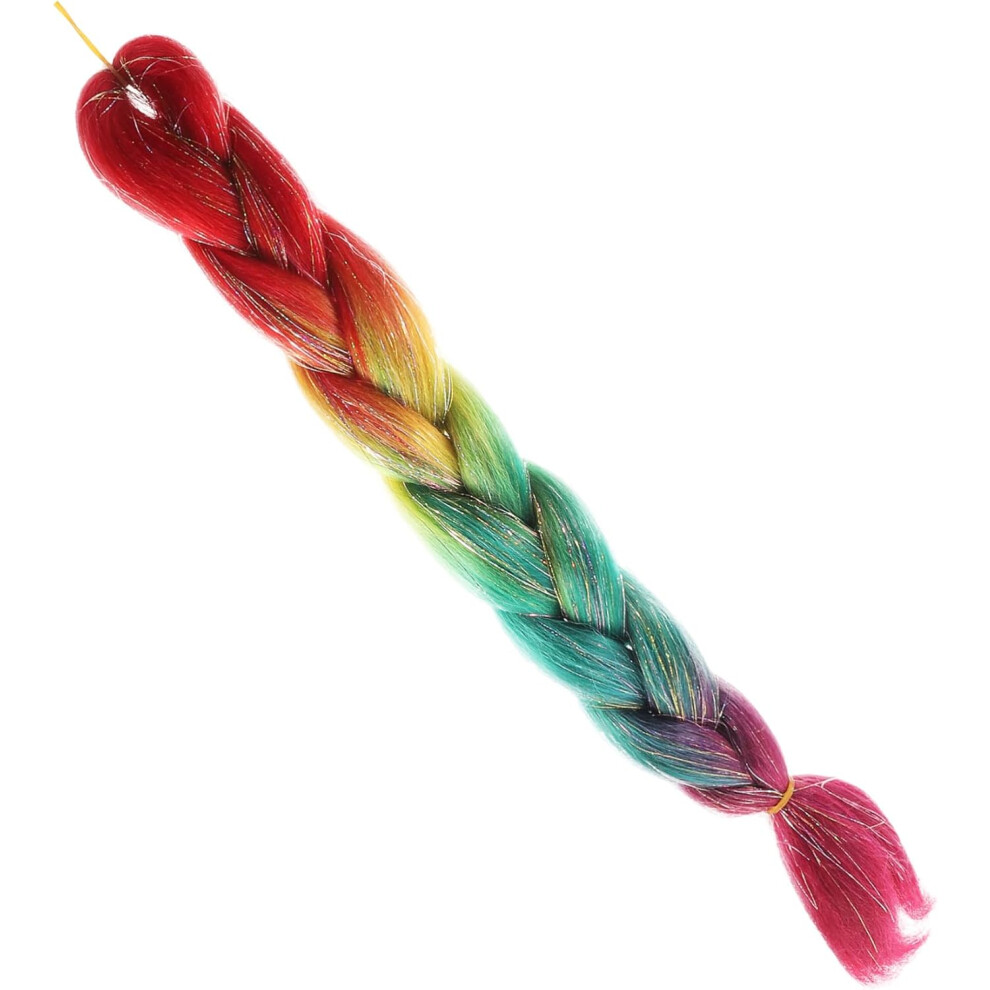 Hkhbjs Unisex Tinsel Hair Extensions Braiding Hair For Women Daily Party Photo Taking Proms Cosplay