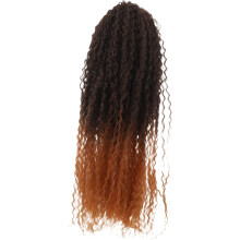 Afrikanische Flechtperücke, Micro-Curly Braids, Water Wave, synthetische Haarverlängerungen für Crochet Braiding Frisuren und afrikanische Frisuren