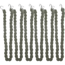 6 stk. elastiske støvelstropper, benstropper, blusestrømpeholdere med metallkroker, sykkelstøvelbindingsbånd
