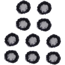 Hair Bun Net Hair Bun Cover 10Pcs Black Mesh Ballet Dance Hairnet for Women Girls Elegant Delicate for Ballet Dance Party