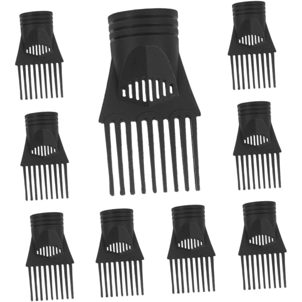 Hkhbjs 10Pcs Hair Dryer Comb Attachment Professional Nozzles Blow Dryer Brush