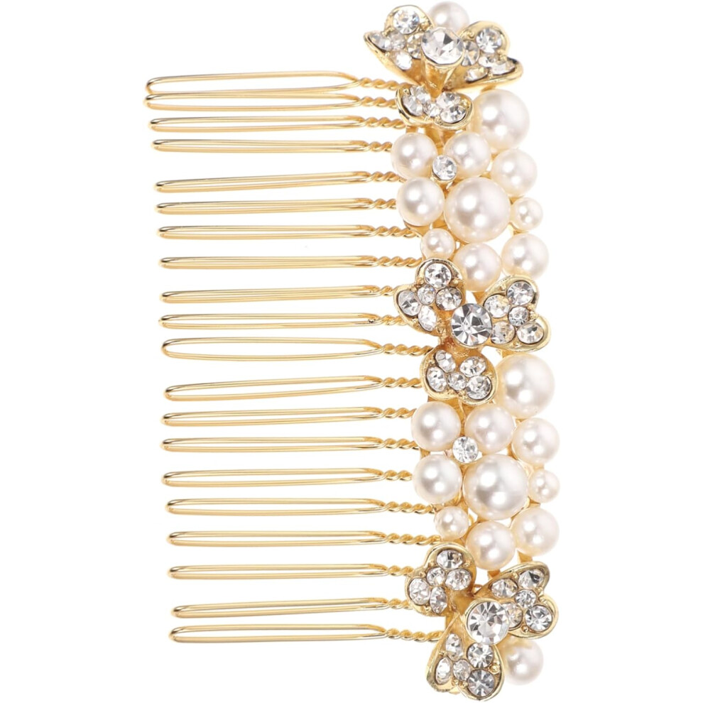 Hkhbjs Hair Comb Hairpin Headgear Crystal Rhinestone Wedding Hair Accessories For Brides Alloy Material