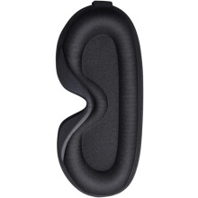 Antifaz para dormir 3D transpirable de rebote lento, color negro, unisex, elástico, para viajes, dormir por la noche, en la oficina o para la siesta.