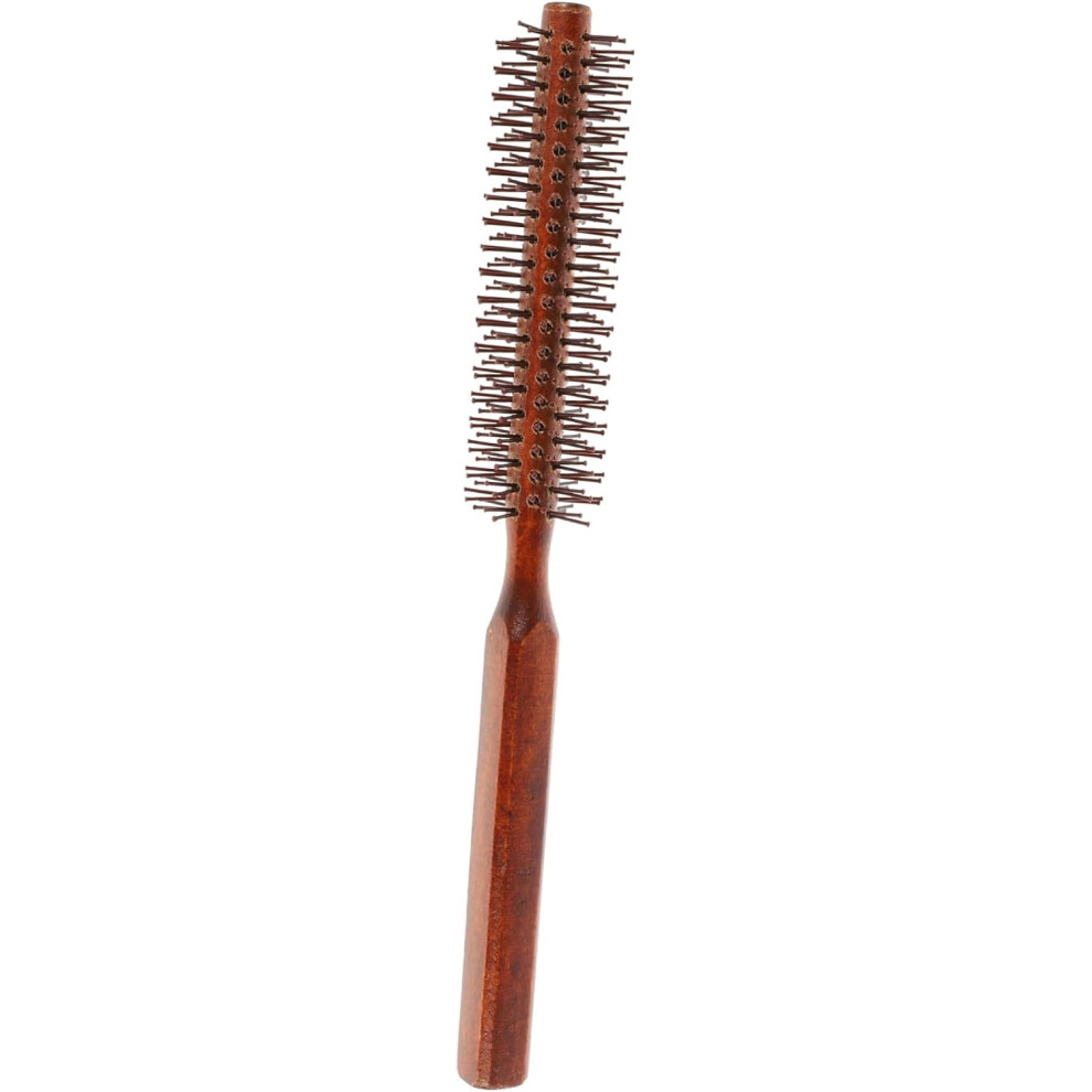 Hkhbjs Wooden Comb Styling Roller For Curly Hair Small Hair Brush For Women Men Comb For Blow Drying