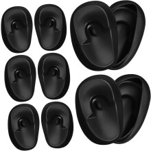 Hair Coloring Ear Cover Plastic Ear Shield 10pcs Comfortable Anti-stain Protective Hair Dyeing Accessories for Salon and Home Use