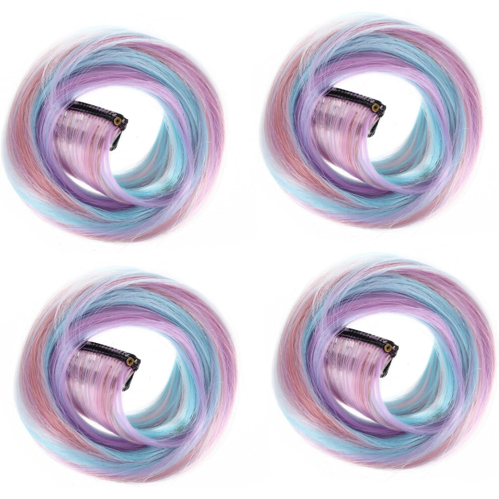 Hkhbjs Unisex 18Pcs One Piece Curly Hairpieces Wig Hair Extensions Ponytail For Women Party Hair Ornament Hairpieces