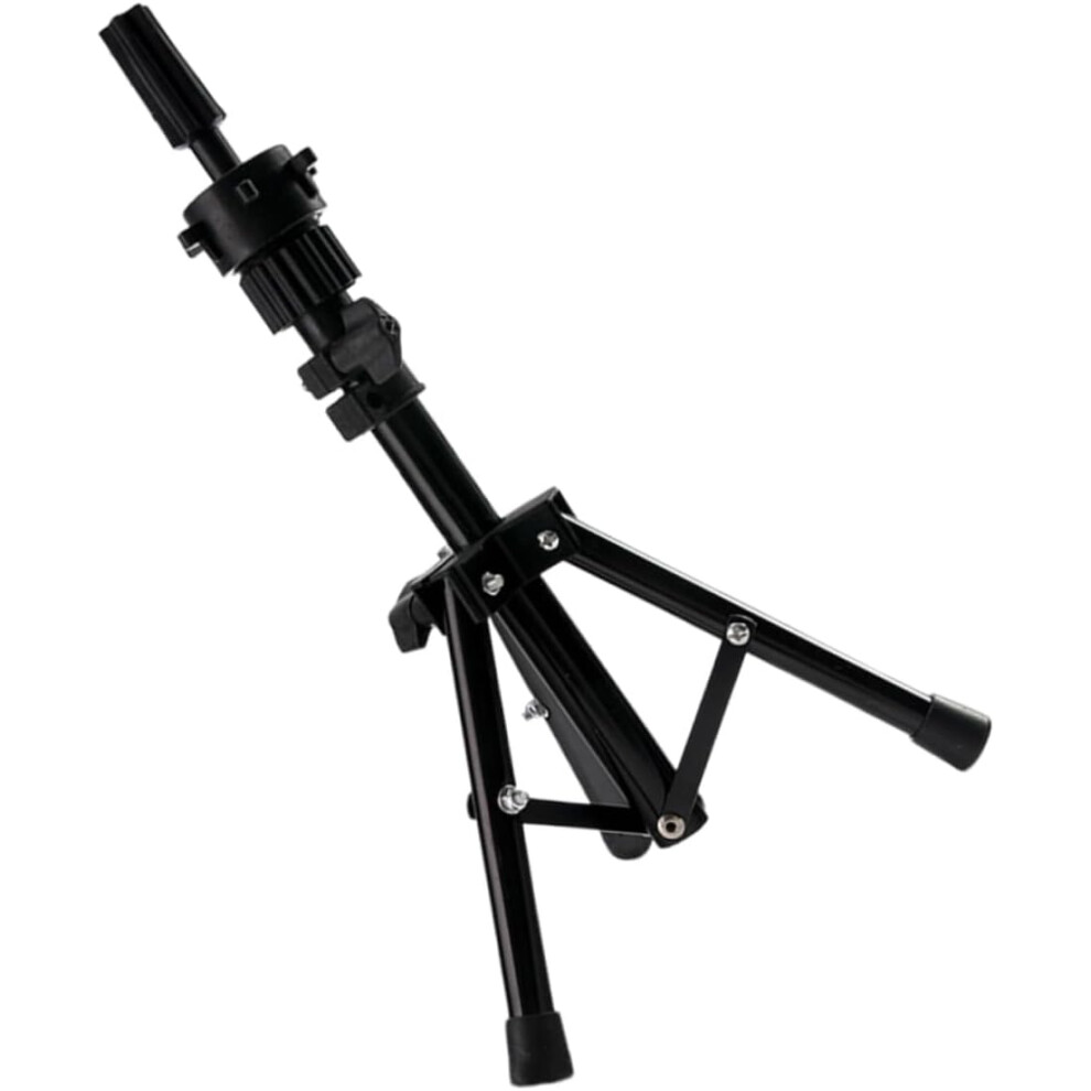 Hkhbjs Stainless Steel Wig Holder Tripod Support Model Head Stand Wig Rack Hairpieces Display Tool