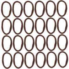 100 pezzi Fermagli elastici per capelli senza cuciture in tessuto per donne e ragazze, fermacoda, elastico per capelli