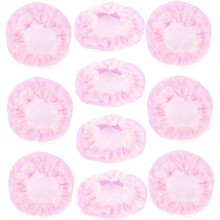 10 Stück unsichtbare, rosa Haarknotennetze für Damen, ideal für Ballett und Tanz. Elastische Haarnetze für sicheren Halt und Pflege.