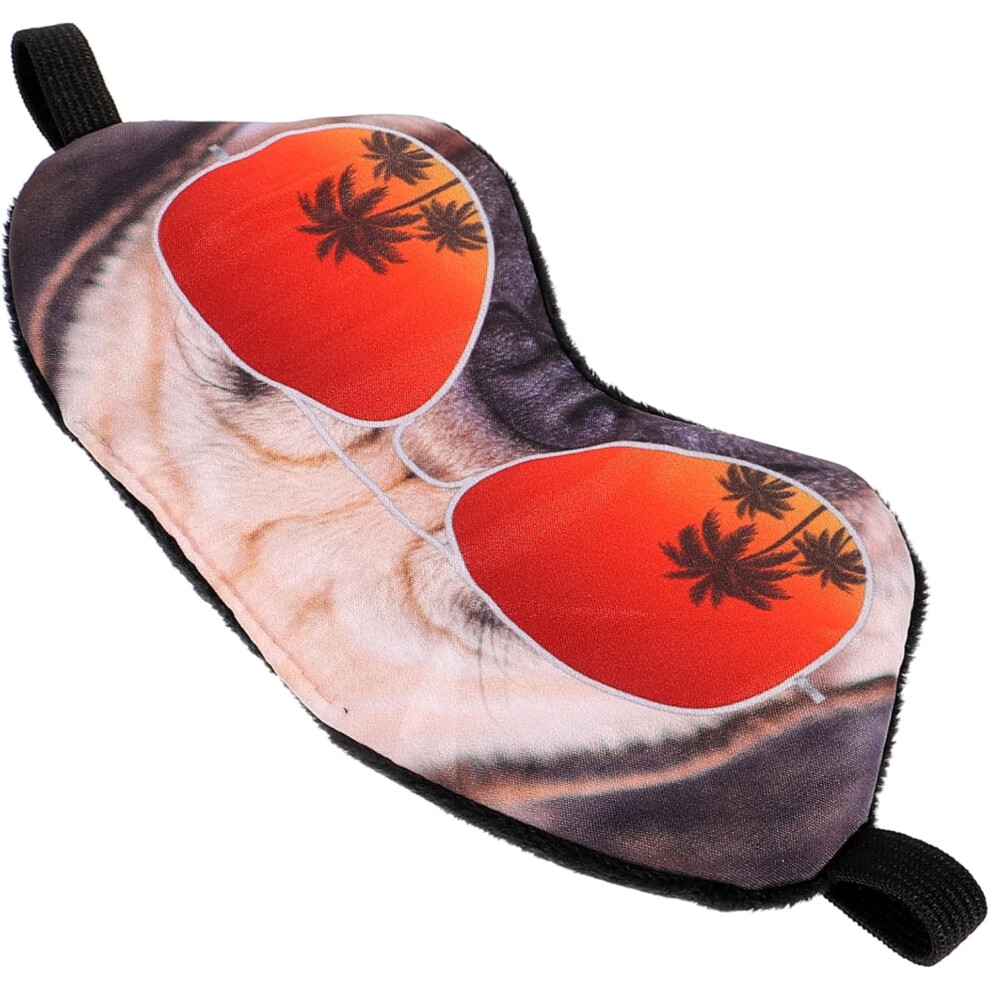 Hkhbjs 3D Cute Pug Sleep Eye Mask, Multi-Function Sleep Blindfold With Creative Cartoon Design