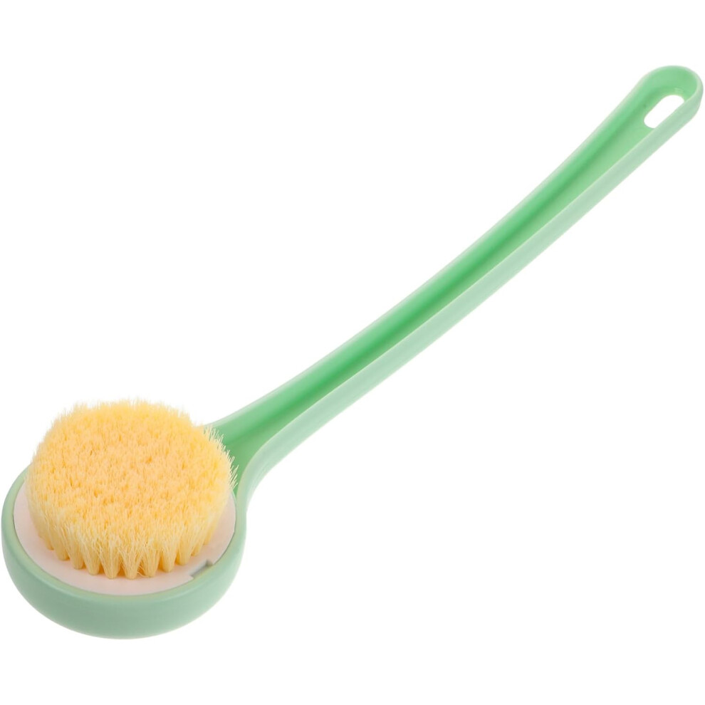 Hkhbjs Green Long Handled Back Scrubber Shower Brush Soft Bristles Bath Brush For Body Exfoliating Scrubbing In Shower Cleaning Tool