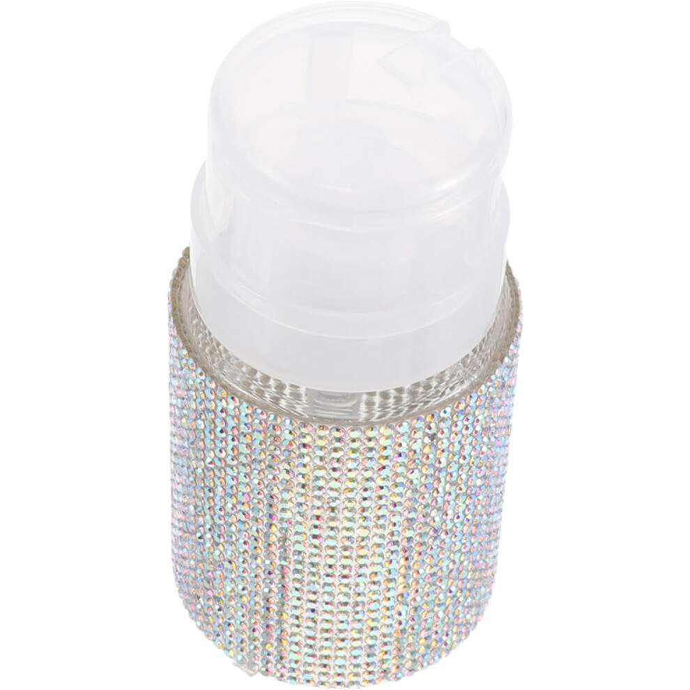 Hkhbjs Empty Pump Dispenser Bottle: Refillable Push Down Makeup Remover Container
