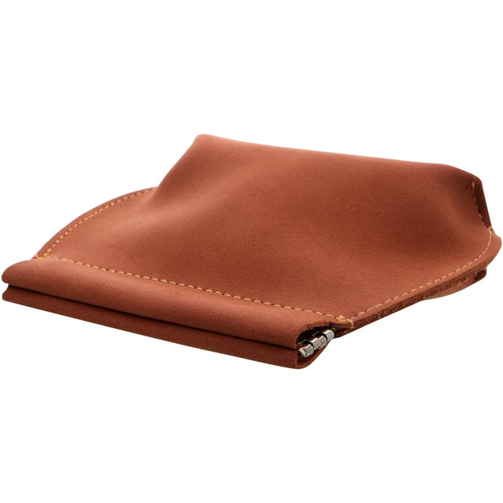 Hkhbjs Vintage Small Pu Leather MenâS Wallet Coin Purse Portable Automatic Closure Bag For Travel And Cosmetic Storage Brown