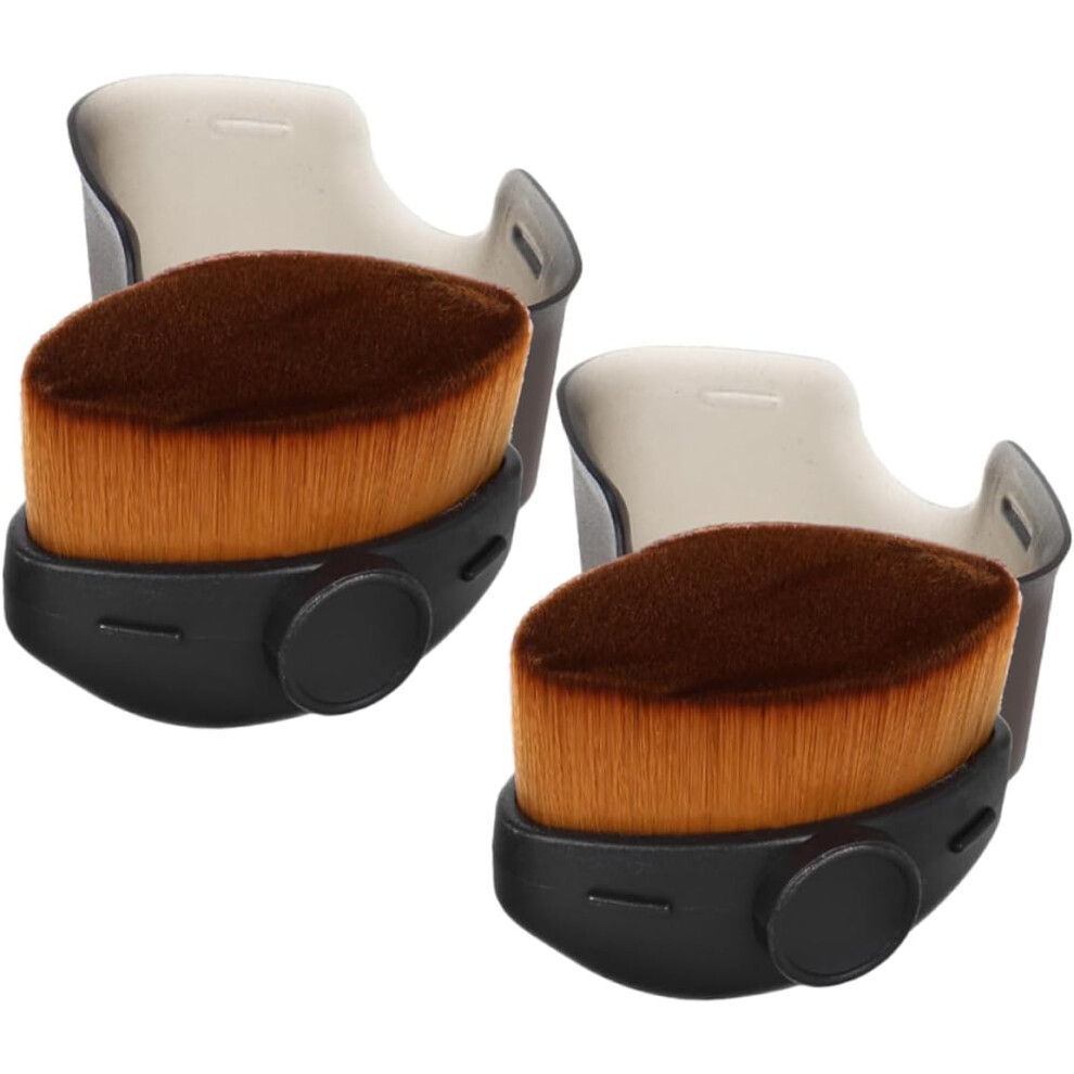Hkhbjs Cream 2Pcs Foundation Brush Protective Cover Makeup Brushes