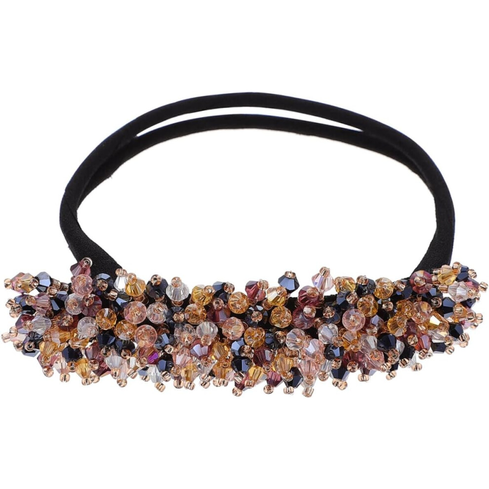 Hkhbjs Crystal Hairpin For Women Simple Hair Jewelry Hair Donut Bun Maker For Parties And Daily Use