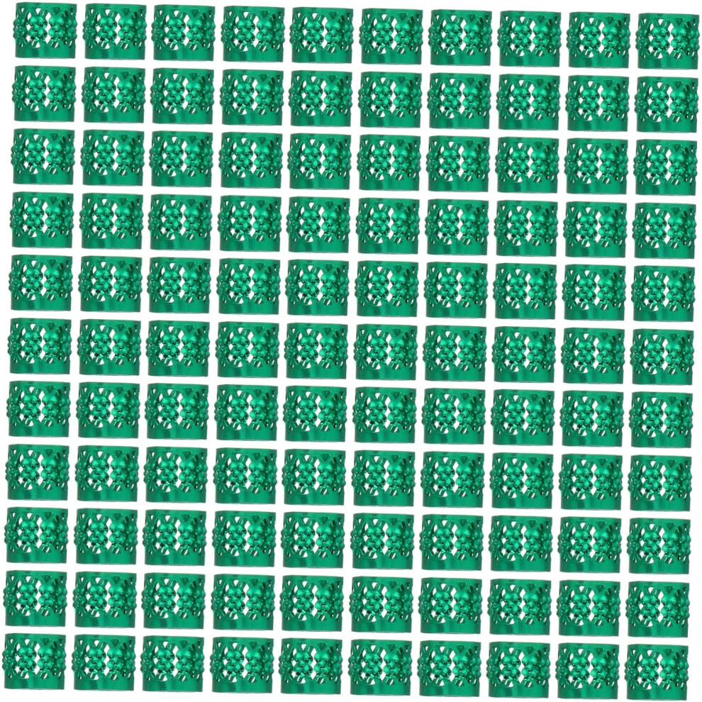 Hkhbjs 200Pcs Dreadlock Clips Metal Beads Charm Rings For Locs Twists Braids African Hair Styling Diy Hair Jewelry