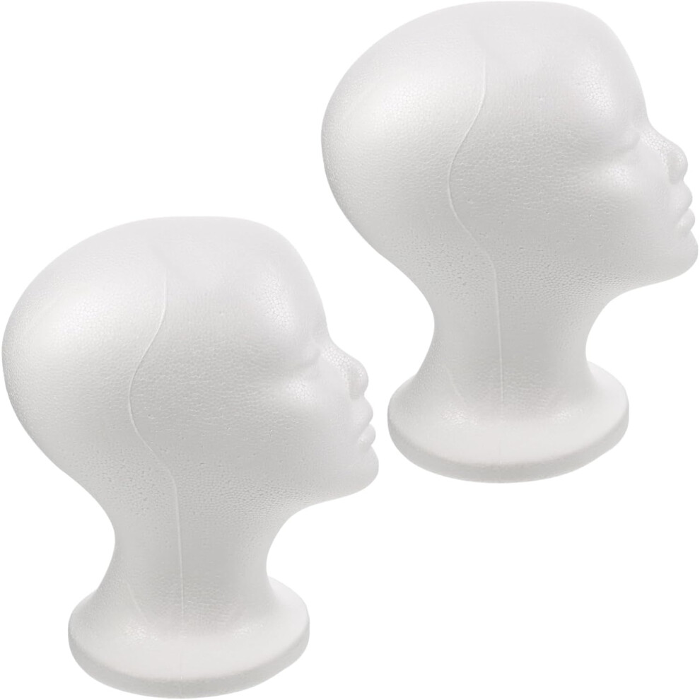 Hkhbjs Unisex 2Pcs Model Display Stand For Wigs Hats Scarves Lightweight Mannequin For Salon Store Use For Photography Art Students