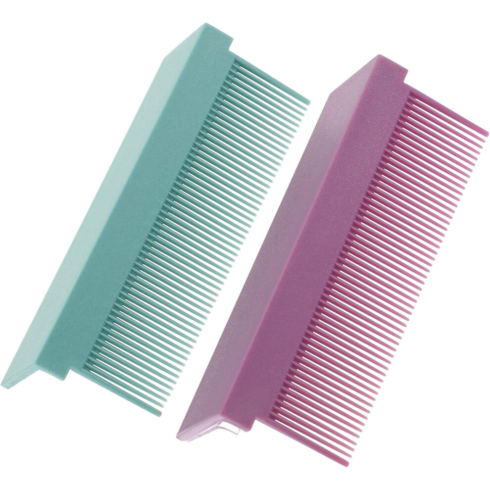 Hkhbjs Unisex 2Pcs Hair Straightening Comb Attachment Electric Splint Comb Hot For Hair Straightener Barber Use