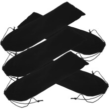5 Samt-Aufbewahrungsbeutel für Haarglätter und Lockenstab, 12 44 cm, ideal für Reisen und als Organizer mit Kordelzug