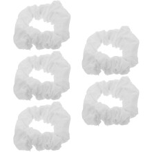Set di 5 elastici per capelli in cotone tie-dye, elastici in velluto a tulipano ad alta elasticità per donna, morbidi e spessi.