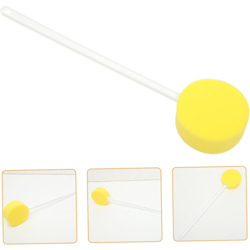 Long Handled Back Scrub Brush for Shower Lightweight Bath Sponge with Exfoliating Massage Function