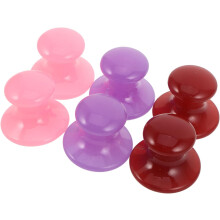 6-delige Gua Sha massageset – Paddestoelvormige hars schraapstenen voor gezicht en lichaam – Massagestenen voor gezicht en nek