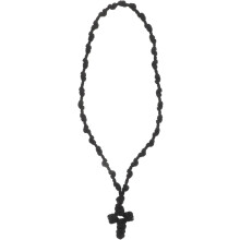Handgefertigte Kreuzkette für Damen und Herren, geflochtenes Seil, Kruzifix-Anhänger, Alltagsschmuck, religiöser Schmuck