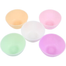 Bolsitos para mezclar mascarillas faciales, 5 bolsitos pequeños de silicona para el cuidado de la piel casero, multicolor.