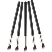 5pcs Flat Angled Concealer Brush Soft Bristles Eye Make up Tool under Eye Powder Liquid Foundation Contouring and Blending