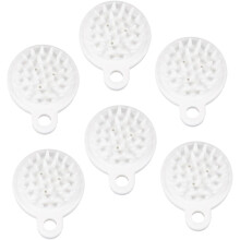 6-teiliges Kopfhautmassage-Set mit ergonomischem Griff für Ganzkörper-Spa und Haarpflege, Tiefenreinigung, Shampoo-Schrubbbürste