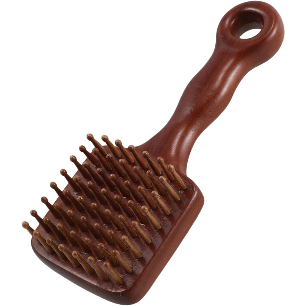 Hkhbjs Unisex Sandalwood Scalp Massage Comb Wide Tooth Wooden Hair Detangler Scalp Care Too