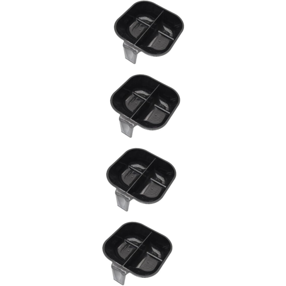 Hkhbjs Black 4Pcs Mixing Bowl For Hair Dye Large Bowl Handle For Hair Salon Use And Supply