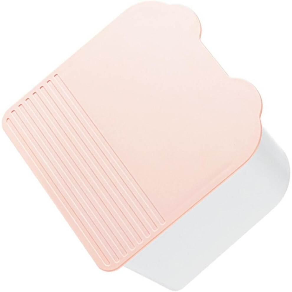 Hkhbjs Pink Clamshell Storage Box With Convenient Sealed Lid Wall-Mounted Space Saving Ps Material
