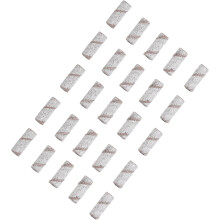 50 stuks mini-nagelfreesjes/schuurbandjes 3,1 mm fijne korrel 150# wit voor manicure, nail art en thuisgebruik