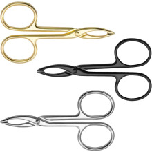 Pinzas de maquillaje de acero inoxidable (3 unidades) para depilar cejas y dar forma al vello facial. Herramientas de belleza ideales para mujeres.