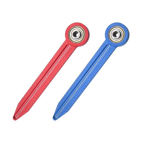 Compact 28mm Aluminum Drafting Instrument Suitable For-red blue 1