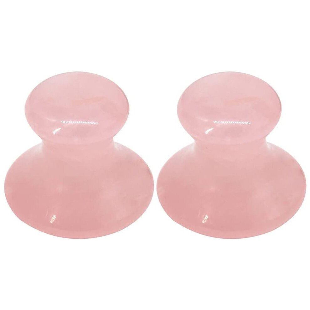 Hkhbjs Pink 2Pcs Gua Sha Massage Stick Facial Massager Powder Crystal Massager Scraping Plate