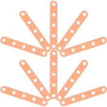 40 bandas de silicona naranja para rulos de permanente, resistentes al calor, elásticas, de repuesto para rulos de cabello Salo