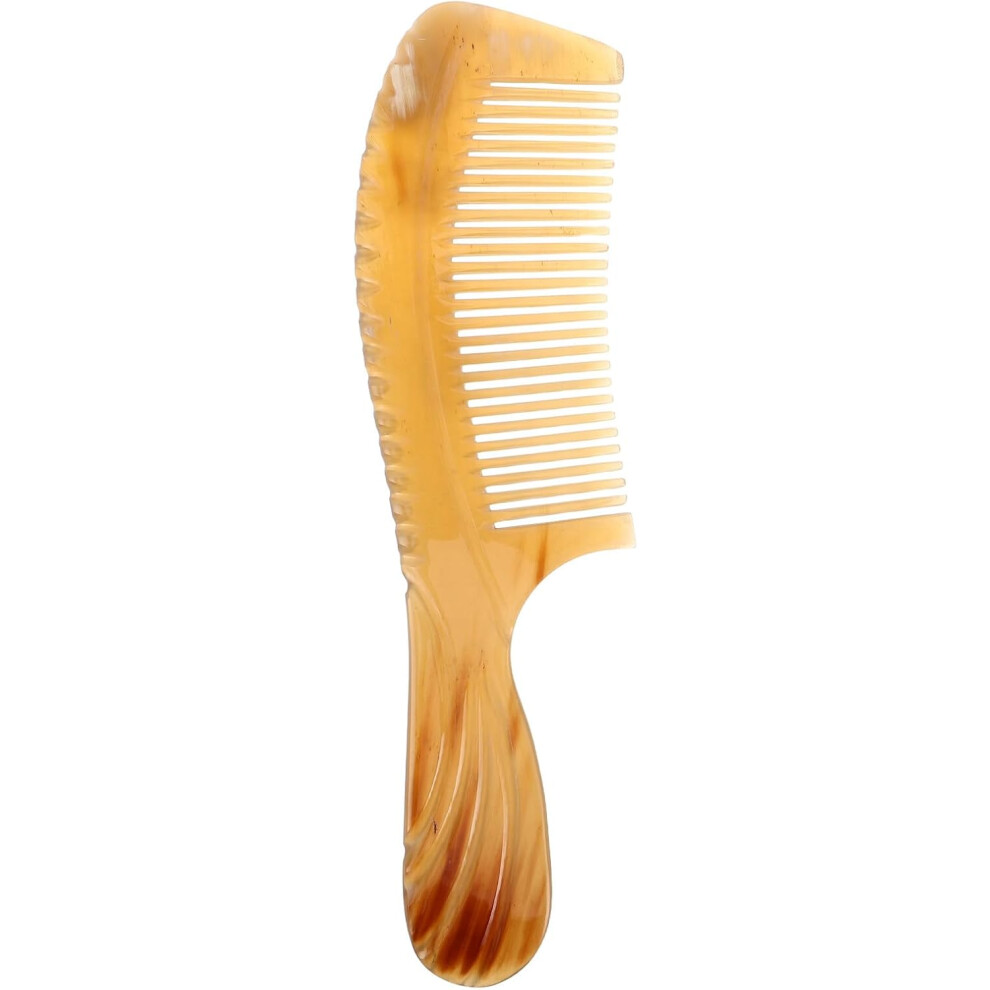Hkhbjs Ox Horn Comb Pocket Comb Fine Tooth For Detangling Hair And Beard For Men Women