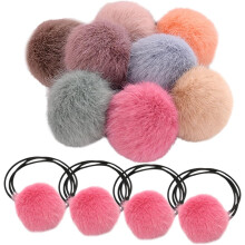 12 elastici per capelli con pon pon, fermacoda per ragazze, elastici per capelli carini con palline per ragazzi e ragazze