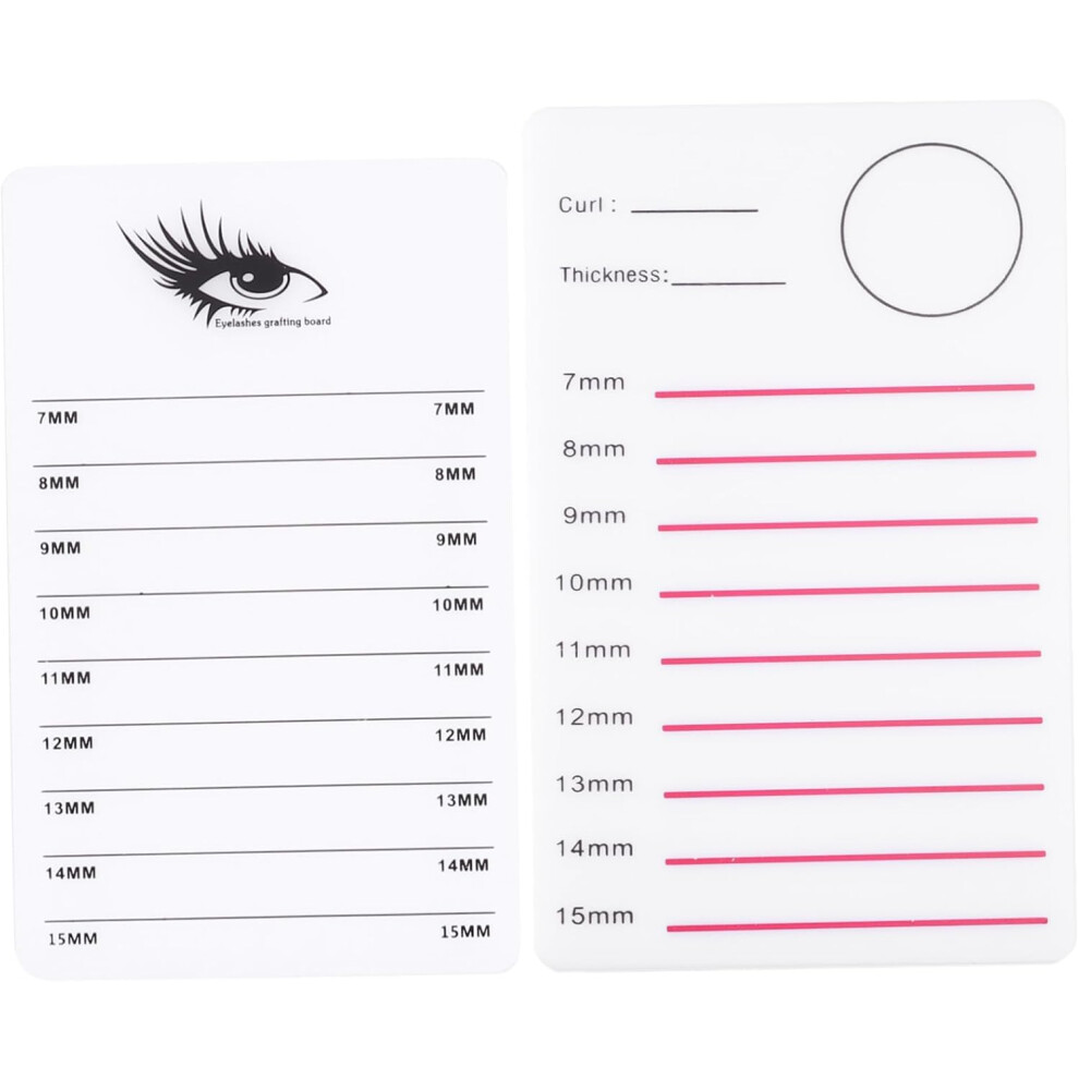 Hkhbjs 2Pcs Professional Lash Extension Pallet Lash Bed For False Portable Grafting Tool