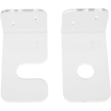 1 Pair Acrylic Guitar Wall Rack Guitar Display Holder Space-Saving Sturdy for Bass Wall Mount 8x5x5cm