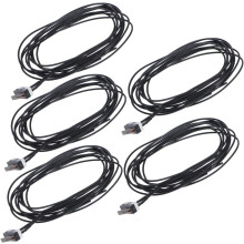 5 Stück Druckknopf-Schnappschalter mit Moment-Aus-Funktion und Kabel für Endschalter, DIY-Druckerzubehör