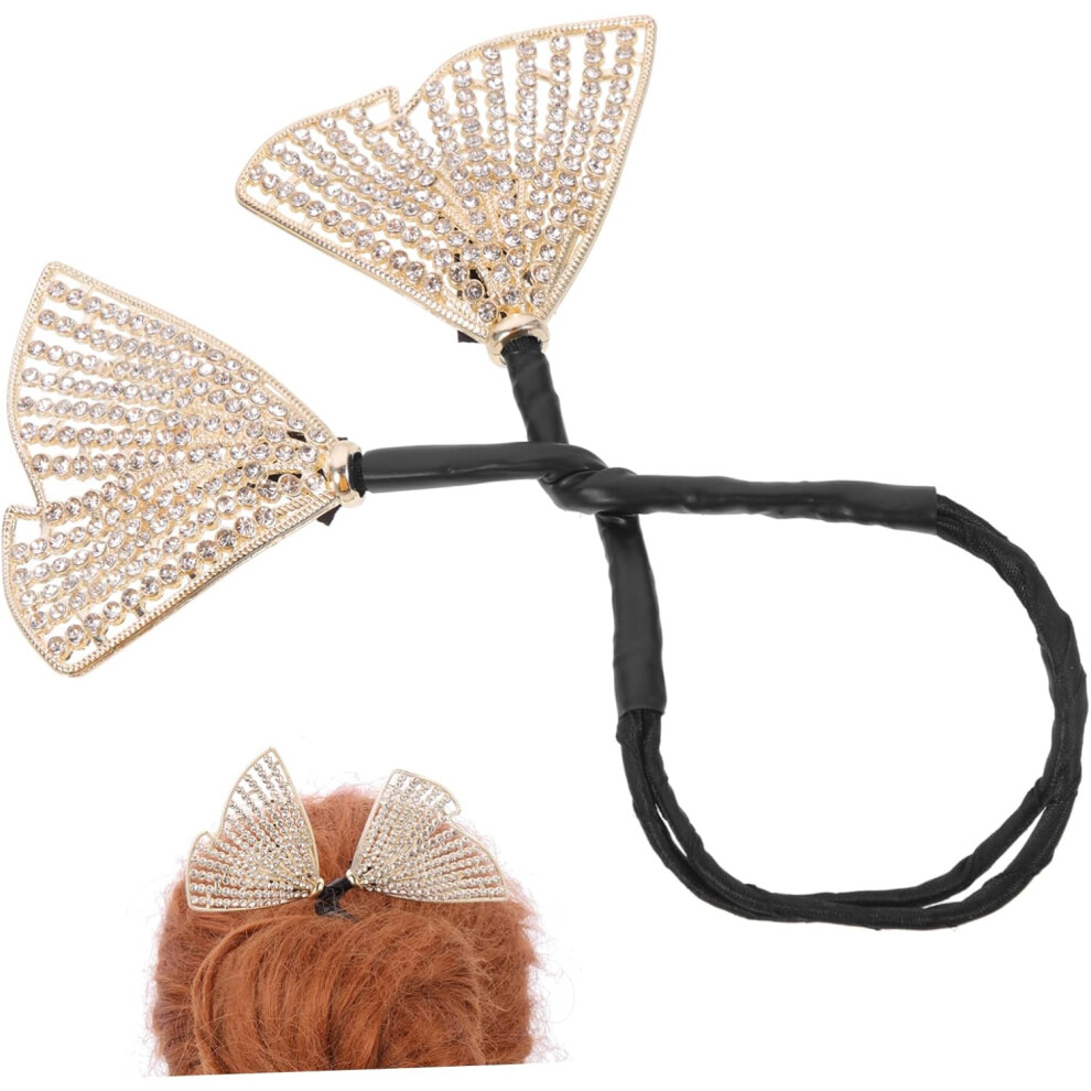 Hkhbjs Bow Headdress Hair Bun Clip For Women Twisted Bun Maker Shaper In Stylish Hair Accessories For Casual Outings And Parties