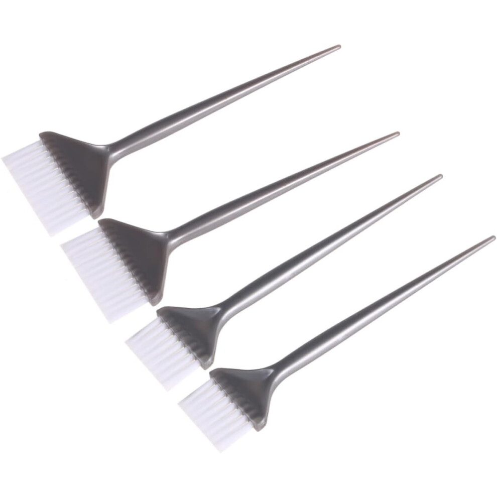 Hkhbjs Silver 6Pcs Hair Dyeing Widened Coloring Comb Professional Hair Tint Brush Salon Tools For Home Shop Use