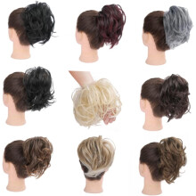 Elastici per capelli ricci e soffici, anelli elastici per coda di cavallo per donne e ragazze, accessori voluminosi per capelli adatti