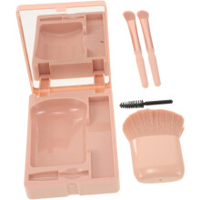 Professionelles Make-up-Pinselset, Lidschattenpinselset für Damen, kompaktes Reise-Set mit Borsten